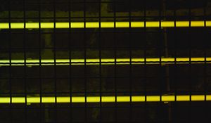 Preview wallpaper fence, mesh, metal, stripes, yellow, dark