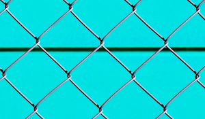 Preview wallpaper fence, mesh, metal, texture, blue