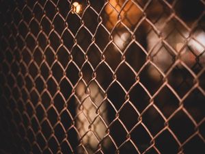 Preview wallpaper fence, mesh, texture, metal