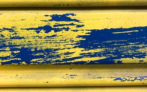 Preview wallpaper fence, paint, yellow, blue