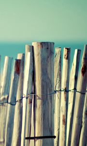 Preview wallpaper fence, wooden, plexus
