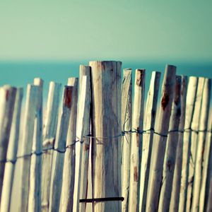 Preview wallpaper fence, wooden, plexus
