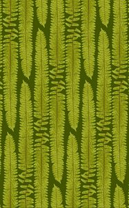 Preview wallpaper fern, leaves, texture, art, plant, green
