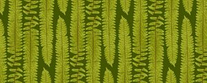 Preview wallpaper fern, leaves, texture, art, plant, green