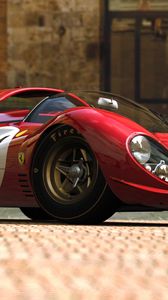 Preview wallpaper ferrari 330 p4, ferrari 330, sports car, red