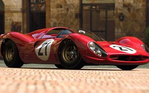 Preview wallpaper ferrari 330 p4, ferrari 330, sports car, red