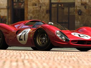 Preview wallpaper ferrari 330 p4, ferrari 330, sports car, red