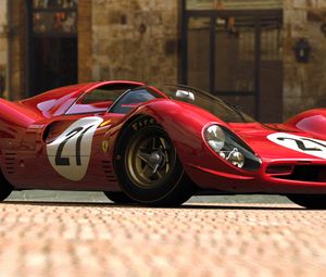 Preview wallpaper ferrari 330 p4, ferrari 330, sports car, red