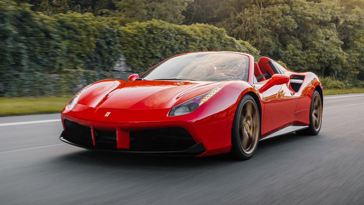 Wallpaper ferrari 458, ferrari, car, sports car, red, movement