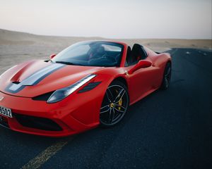 Preview wallpaper ferrari 458, ferrari, sports car, red