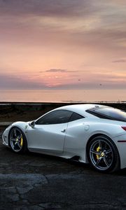 Preview wallpaper ferrari, 458, side view