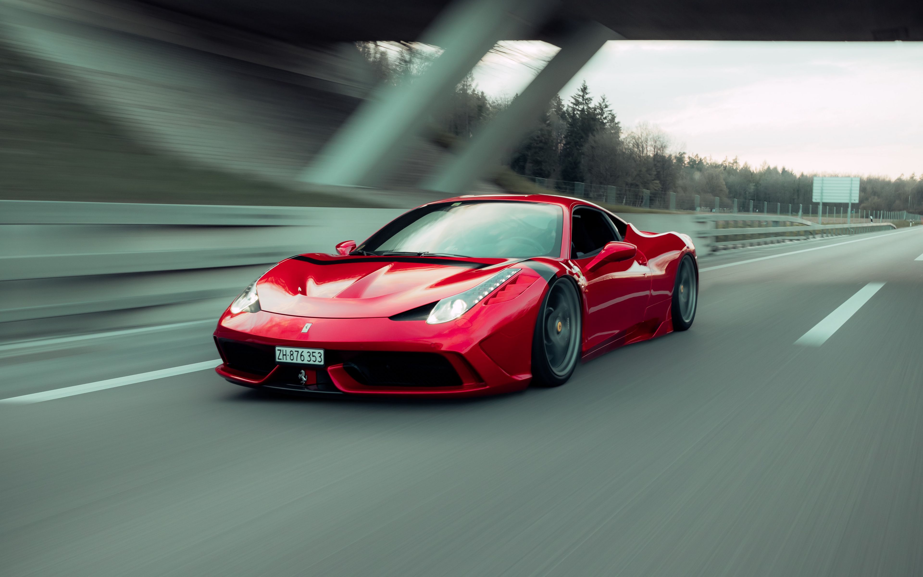 Download wallpaper 3840x2400 ferrari 458 italia, ferrari, car, sports