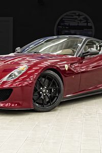 Preview wallpaper ferrari, 599 gto, side view, sports car