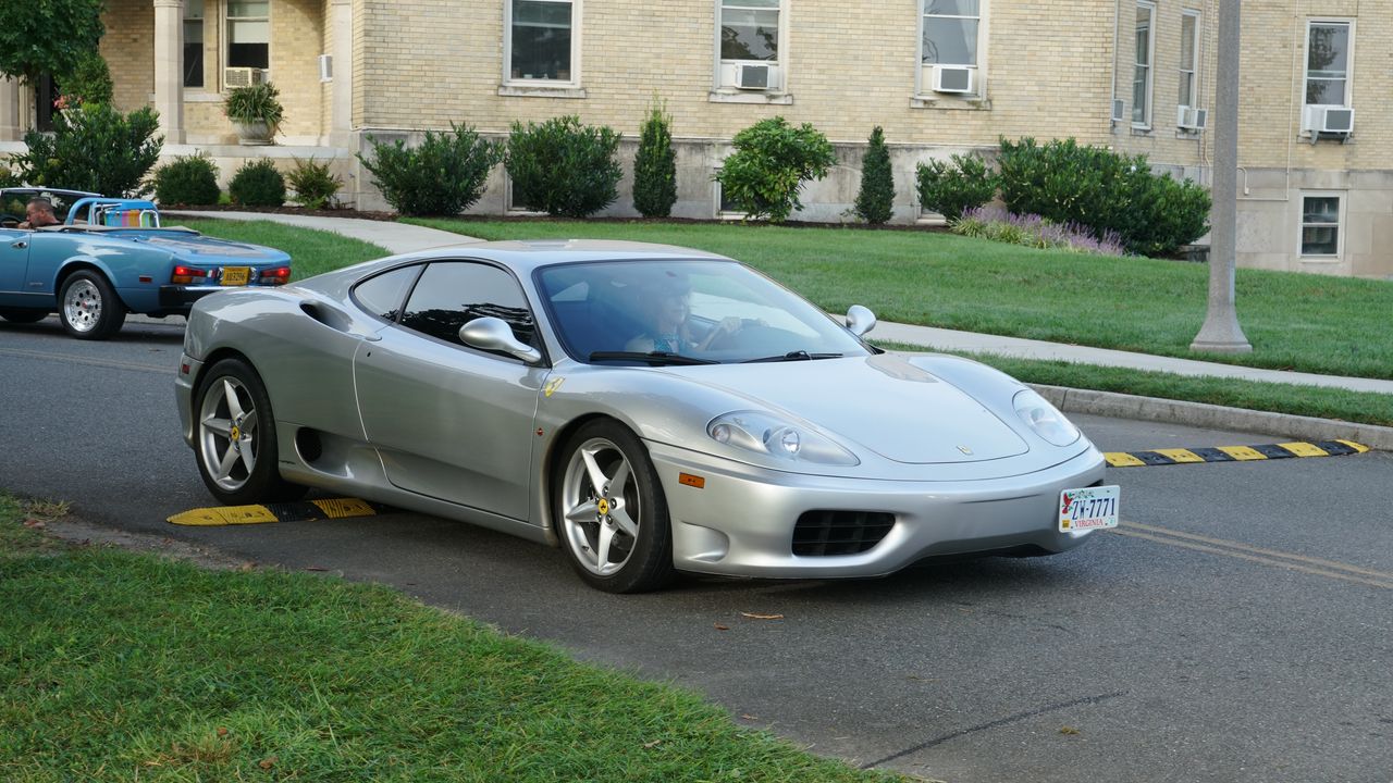 Wallpaper ferrari, car, sports car, gray