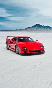 Preview wallpaper ferrari f40, lake, machine