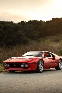 Preview wallpaper ferrari, gto, 288, red, side view