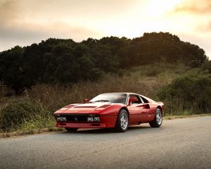 Preview wallpaper ferrari, gto, 288, red, side view