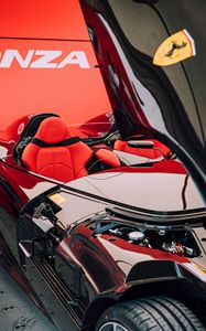 Preview wallpaper ferrari monza sp2, ferrari, car, sports car, racing