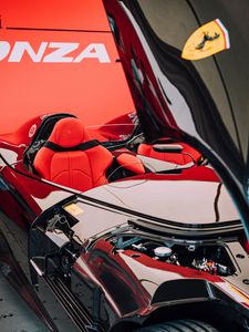 Preview wallpaper ferrari monza sp2, ferrari, car, sports car, racing