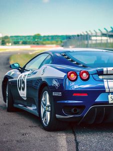 Preview wallpaper ferrari, pirelli, cars, rear view