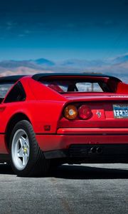 Preview wallpaper ferrari, rear view, 1985, 328, gts