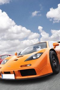 Preview wallpaper ferrari, red, orange, supercars