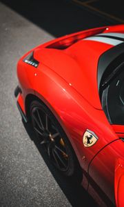 Preview wallpaper ferrari, sportscar, car, red