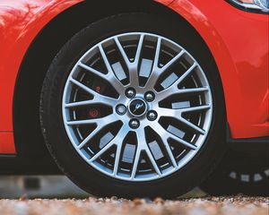 Preview wallpaper ferrari, wheel, tire