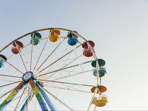 Preview wallpaper ferris wheel, amusement, sky