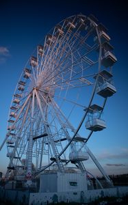 Preview wallpaper ferris wheel, attraction, blue