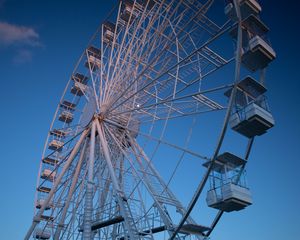 Preview wallpaper ferris wheel, attraction, blue