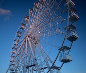 Preview wallpaper ferris wheel, attraction, blue