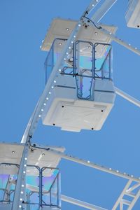 Preview wallpaper ferris wheel, attraction, cabin, sky, blue