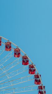 Preview wallpaper ferris wheel, attraction, cabs