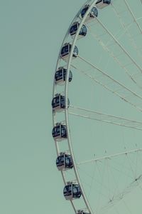 Preview wallpaper ferris wheel, attraction, cabs, sky