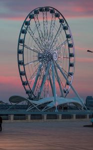 Preview wallpaper ferris wheel, attraction, city