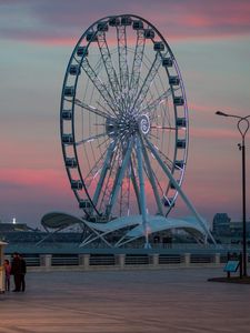 Preview wallpaper ferris wheel, attraction, city