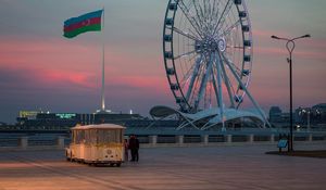 Preview wallpaper ferris wheel, attraction, city