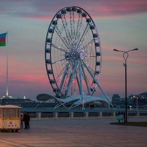 Preview wallpaper ferris wheel, attraction, city