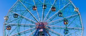 Preview wallpaper ferris wheel, attraction, city, entertainment