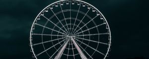 Preview wallpaper ferris wheel, attraction, city, architecture, night