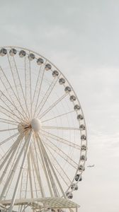 Preview wallpaper ferris wheel, attraction, construction, sky, overview