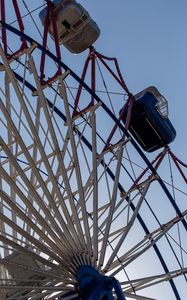 Preview wallpaper ferris wheel, attraction, construction, sky