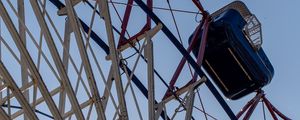 Preview wallpaper ferris wheel, attraction, construction, sky