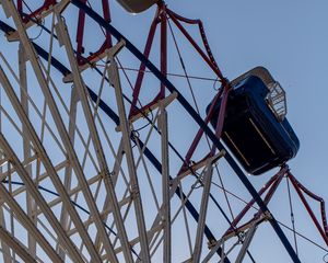 Preview wallpaper ferris wheel, attraction, construction, sky