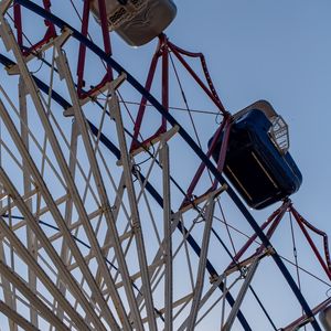 Preview wallpaper ferris wheel, attraction, construction, sky