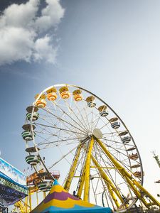 Preview wallpaper ferris wheel, attraction, entertainment