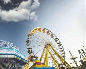 Preview wallpaper ferris wheel, attraction, entertainment