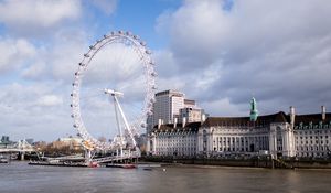 Preview wallpaper ferris wheel, attraction, london