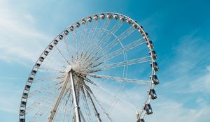 Preview wallpaper ferris wheel, attraction, sky